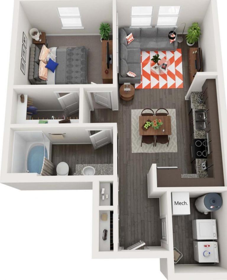 Deluxe One Bedroom Apartment Gainesville Exterior photo